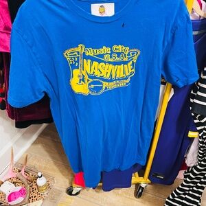 Blue Music City USA Women's Tee